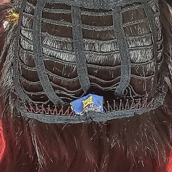 FreeTress Equal Drawstring/FullCap Wig: Flatter Girl (Color Available: 2) - Picture 9 of 11